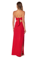Vestido Largo Ankara Crimson Heat - 9520 - Kibys