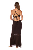 Vestido Largo Greta Cocoa Dust - 9528 - Kibys