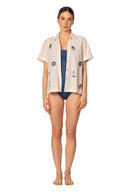 Camisa Lena Vanilla - 9572 - Kibys