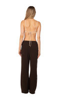 Pantalón Filippa Knit Chocolate - 9604 - Kibys