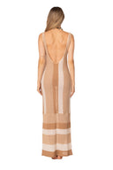 Vestido Largo Noa Knitted Lines - 9618 - Kibys