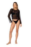 Crop Top Ancestral Lines Carlota Mesh - 9633 - Kibys