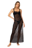 Vestido Largo Ancestral Lines Gio Mesh - 9634 - Kibys