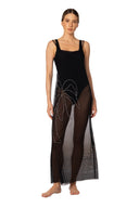 Vestido Largo Ancestral Lines Gio Mesh - 9634 - Kibys