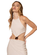 Vestido Largo Ixora Knit Pink Latitudes - 9733 - Kibys