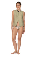 Crop Top Dafne Vest Green Dreams - 9749 - Kibys