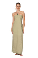 Vestido Largo Ankara Green Dreams - 9751 - Kibys