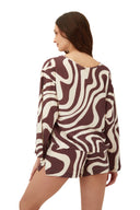 Camisa Chocolateswirl Luster - A71292 - Malai