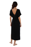 Kimono Black Serena Girasol - A96001 - Malai