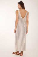 Vestido Largo Ocean Stripes Ring Reef - C104394 - Malai