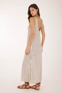 Vestido Largo Ocean Stripes Ring Reef - C104394 - Malai