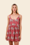 Vestido Corto Tropical Wine Soul - C111318 - Malai