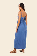Vestido Largo Sunny Blue Alhena - C118226 - Malai