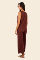 Pantalon Textured Barn Red Cove - C121339 - Malai