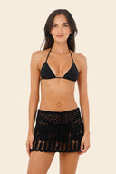 Falda Corta Black Sunlace - C137001 - Malai