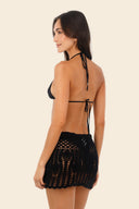 Falda Corta Black Sunlace - C137001 - Malai