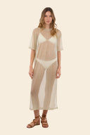 Vestido Largo Golden Glow Sahara - C146366 - Malai