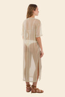 Vestido Largo Golden Glow Sahara - C146366 - Malai