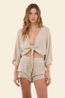 Short Textured Sand Isla - C148367 - Malai