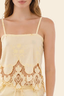 Crop Top Butter Bloom - C153373 - Malai