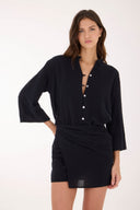 Vestido Corto Black Olivia - C162001 - Malai