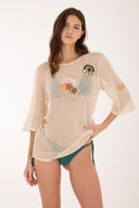 Camisa Ivory Malla Mar Palmar - C166263 - Malai