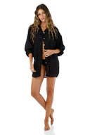 Camisa Botones Black Acumal - C18001