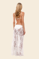 Falda Lace Sleek Blanca - D28338 - Malai