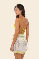 Pareo Corto Green Color Blend Rooney - P18348 - Malai