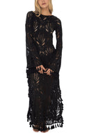 Vestido Largo Bloom Negro - BLMC05 - Milonga