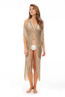 Kimono Flecos Mykonos Cobre - MAUC16 - Milonga