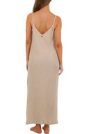 Vestido Largo Sahira Camel - SAHC05 - Milonga