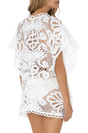 Salida De Baño Kaftan Marfil Sparkly - SEAC01 - Milonga
