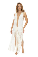 Kimono Tejido Blanco Sorrento - SORC03 - Milonga