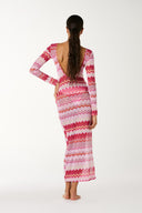Vestido Largo Maya Rose Wave - Mola Mola