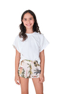 Salida de Baño Niña Green Wood Leli Short - K52250 - Malai