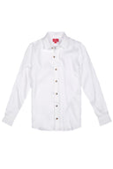 Camisa Lino Manga Larga De Hombre - Blanca - Redflag