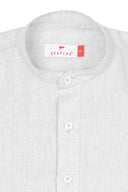Camisa De Hombre Lino Manga Larga Neru - Crudo - Redflag