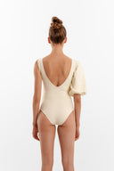Vestido de Baño Enterizo Marfil Carlota Ivory - 1553 - Encantadore