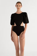 Enterizo Como Body Negro Joanne Black - 17096 - Encantadore