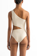 Enterizo Un Hombro Diana Ivory Full - 21035F - Encantadore