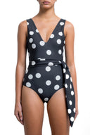 Enterizo Vero Dots Black - 2212OF - Encantadore