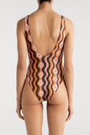 Enterizo Vivi Star Waves Orange - 2368OF - Encantadore