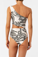 Enterizo Un Hombro Diana Marea White - 2472OF - Encantadore
