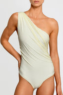 Enterizo Un Hombro Marfil Vita Ivory Sand- 2509OF - Encantadore