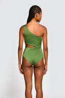 Enterizo Un Hombro Diana Aros Green Full - 2829OF - Encantadore