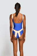Enterizo Sole Big Mollis Blu Full - 2901OF - Encantadore