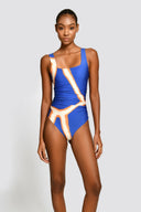 Enterizo Sole Big Mollis Blu Full - 2901OF - Encantadore