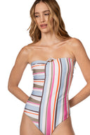 Enterizo Strapless Zia Pink Latitudes - 97273 - Kibys