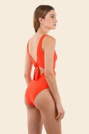Enterizo Tangerine Rib Twix - O29372 - Malai